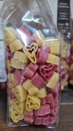 ⁦פסטה לבבות 2 צבעים (500 גרם)⁩ – תמונה ⁦2⁩