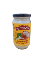 שמן קוקוס אורגני בכבישה קרה לא מזוכך (330 מ"ל)