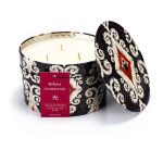 ⁦נר שעווה סדרת וינטג 700 גרם - ורדים⁩ – תמונה ⁦3⁩