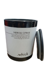 נר שעווה טבעית 454 גרם- סדרת אאוטלט Whick Black & White - נרולי הדרים