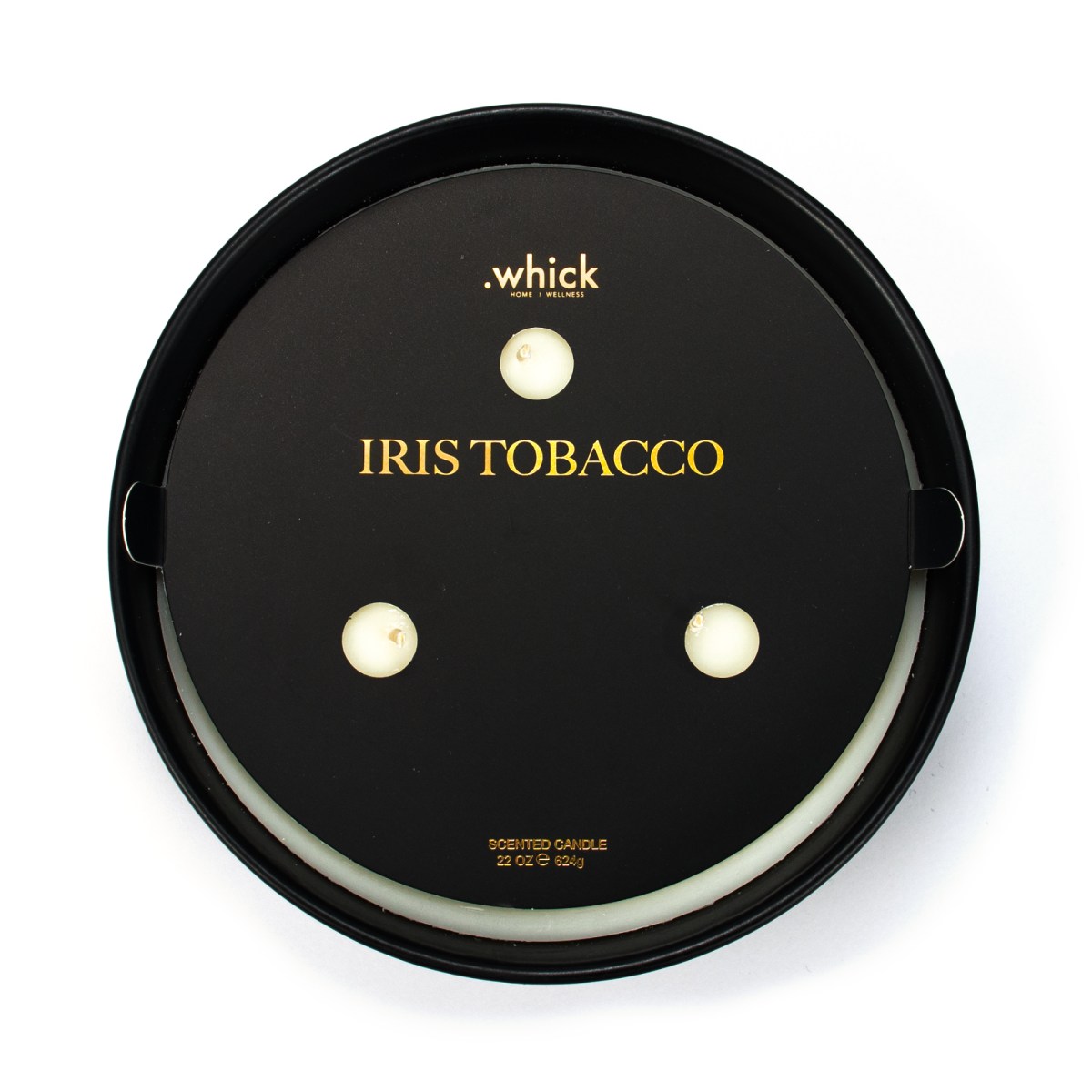 ⁦נר שעווה סדרת הבשמים 620 גרם - איריס ועלי טבק⁩ – תמונה ⁦2⁩