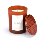 נר שעווה סדרת סויה 454 גרם - פטצולי אמבר טבעוני