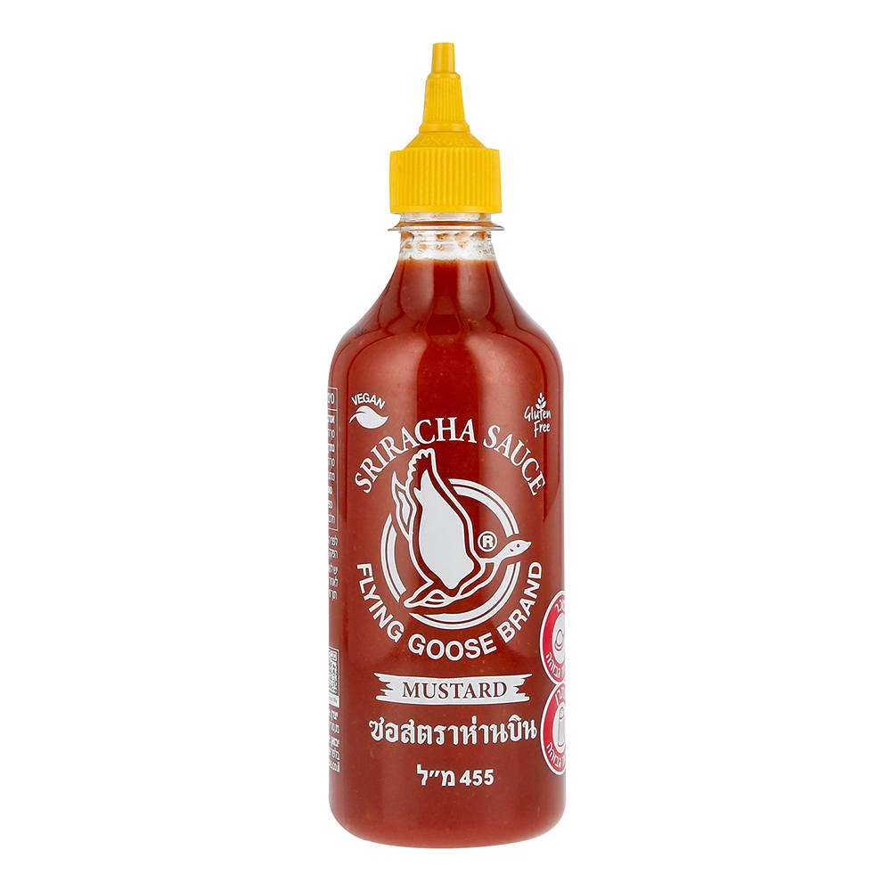סריראצה חרדל סריראצ'ה רוטב צ'ילי בטעם חרדל SRIRACHA (455 גרם) – תמונה 1